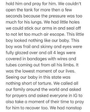 Jillian Murray Instagram - UPDATE on Lyric - swipe through 

Sorry for typos and sloppy writing. I haven’t slept in 5 days