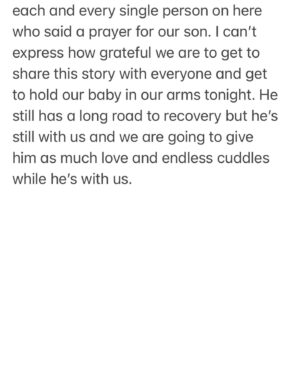 Jillian Murray Instagram - UPDATE on Lyric - swipe through 

Sorry for typos and sloppy writing. I haven’t slept in 5 days