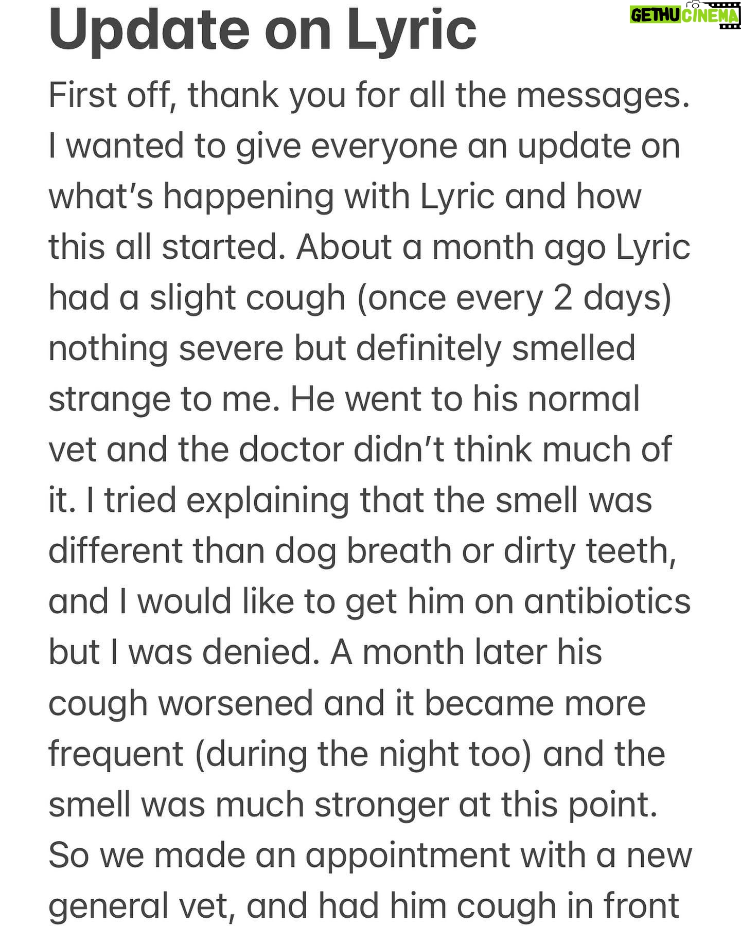 Jillian Murray - 1.8K Likes - UPDATE on Lyric - swipe through
Sorry for typos and sloppy writing. I havenāt slept in 5 days