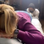 Jillian Bell Instagram - It’s officially Breanna’s birthday in Italy (where she is currently) and I thought we could all celebrate her by taking in this courageous moment when she got a fine line tattoo smaller than an inch… Breanna, your bravery and endurance is something I truly admire. Happy birthday to the strongest woman I know. I love you. #strength #howdoesshedoit #theregoesmyhero