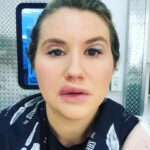 Jillian Bell Instagram - Allergy season ***I did not actually have an allergic reaction, just a great makeup team on Godmothered!! Sorry if I worried y’all ❤️👄
