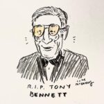 Jillian Bell Instagram - Tony Bennett meant so much to me and my Dad. We used to play his albums every morning on the drive to school. 🥹❤️ And even though both men are gone, I always feel close to my Dad when I hear Tony sing. ❤️❤️❤️ You will be missed. Thank you for the beautiful drawing @lukeymcgarry 🥰