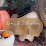 Jillian Rose Reed Instagram - I’m always a little sad when the Halloween decorations come down, so I gave my house a little fall upgrade before we bring out the Christmas boxes in a few weeks! 🍂☕️I love decorating early, but I can’t do Christmas until the week of Thanksgiving at least, so I ordered some easy and inexpensive home decor items from @amazonhome to keep our home festive as we move into the holiday season 🧡the simple strand of twinkle light leaves keep the area glowy and calm, a few little accents like a pumpkin pillow & some new kitchen towels can totally reinvent a space ✨happy cozy snz, babes 🧡