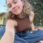Jillian Shea Spaeder Instagram - sitting in someone’s driveway