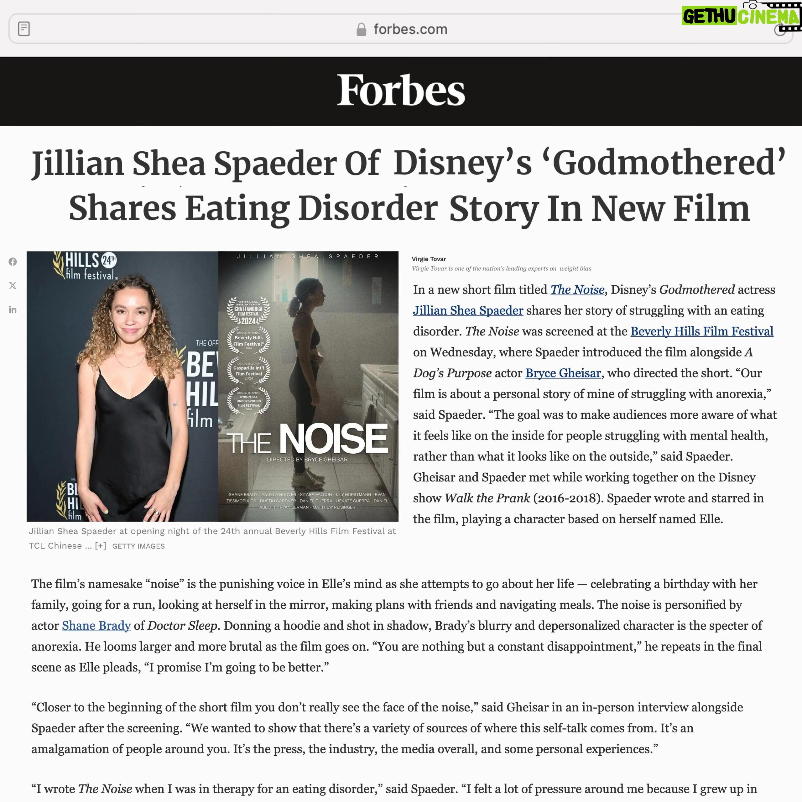 Jillian Shea Spaeder Instagram - Honored. Thank you @forbes @virgietovar