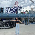 JinJoo Lee Instagram - LA LA BABY!!! Dodgers baby!!!! 🥳❤️