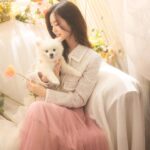 Jin Se-yeon Instagram - ⠀ #헤이마리 #헤이마리5월호 ⠀ 레오와 예쁜 추억 만들었어요🐶❣️