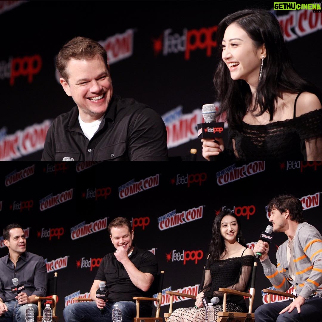 Jing Tian - 12.4K Likes - Thank you to everyone who came to #TheGreatWall panel yesterday! Loved being at #NYCC!