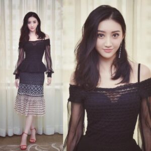 Jing Tian Instagram - My look for #NYCC: 👗@AlexanderMcQueen 👠@StuartWeitzman 💍@DeBeersOfficial