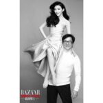 Jing Tian Instagram – #JackieChan and I photographed for @harpersbazaarus #TBT #ThrowbackThursday #ChineseNewYear