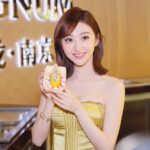 Jing Tian Instagram – Bartending? No I’m just making my own #magnum 😎