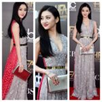 Jing Tian Instagram – My Hollywood Film Awards look: @Dior! I felt so glamorous! #fashion #redcarpet #hollywood #HFA #Dior