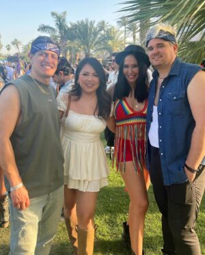Jo De La Rosa Instagram - Our 1st Coachella party together - it was one for the books ✨