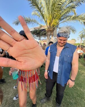 Jo De La Rosa Instagram - Our 1st Coachella party together - it was one for the books ✨
