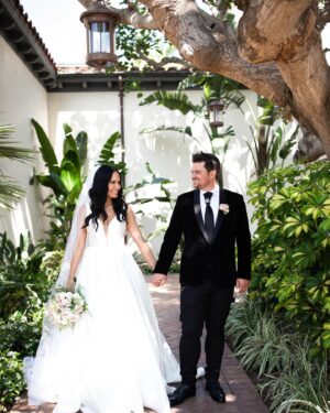 Jo De La Rosa Instagram - One year ago today, a COVID love story turned into my happily ever after ❤️

They say your first year of marriage is the hardest but this first year being married to you has had more nights laughing together than I can count. We’ve had challenges thrown our way but we’ve been able to get through them. 

It’s in those hard moments, I’ve seen what an incredible team we are and I’m confident there’s nothing life can throw at us we can’t get through with God protecting our marriage 🙏🏼

You’re more than I ever could’ve prayed for @tarangraymusic - thank you for being the cook in our family so I never have to starve or eat like a 5 year old making cereal for dinner the way I used to before you. 

One year down and forever to go - happy anniversary, bunny. Forever and always 💍