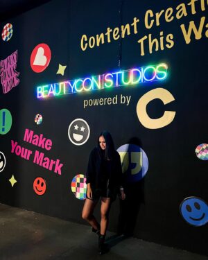 Jo De La Rosa Instagram - My first year being invited to Beautycon and I couldn’t have felt more honored to have been invited 🤍 

I think just like bodies and skin colors being underrepresented, there’s a lack of creators 40 and over that don’t get a voice or a chance of being featured in the beauty community. It’s a young creators world and I’d love to bring a voice and a presence for this under represented demographic. 

In LA, most of us don’t feel our age. Most of us aren’t living a “this is what you should be doing at your age” life and I’m here to add my voice in breaking the mold of what your prime actually looks like.

I’ve never felt more confident in my skin, I’ve never felt more beautiful, and I’ve never been so hopeful about stepping into my dreams. 

“Life does not end after 40” is so liberating to say and I think it’s ok for women to start stepping into this narrative if that’s the reality you want to take ownership of in your life 🤍

My career as a beauty creator is just beginning and I couldn’t be more excited to share my journey! #thisis43