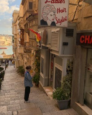 Jo Ellen Pellman Instagram - being hot and gay and chilly in Malta xx
