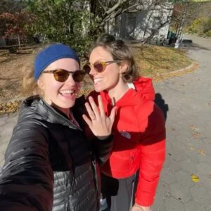 Jo Ellen Pellman Instagram - forever yes to my forever girl ❤️‍🔥

if you saw any lesbians crying in prospect park today, that was us!!