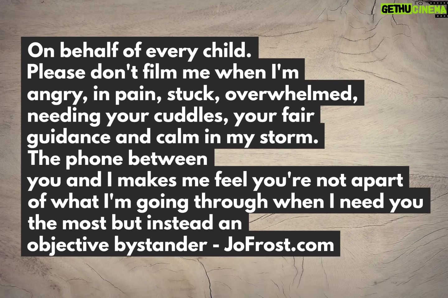 Jo Frost - 6.6K Likes - If we are to align our words & actions with integrity, we have to acknowledge the truth in this post.
Would love to hear your thoughts on this relevant situation. Jo xx
#HelpingFamiliesShine💫