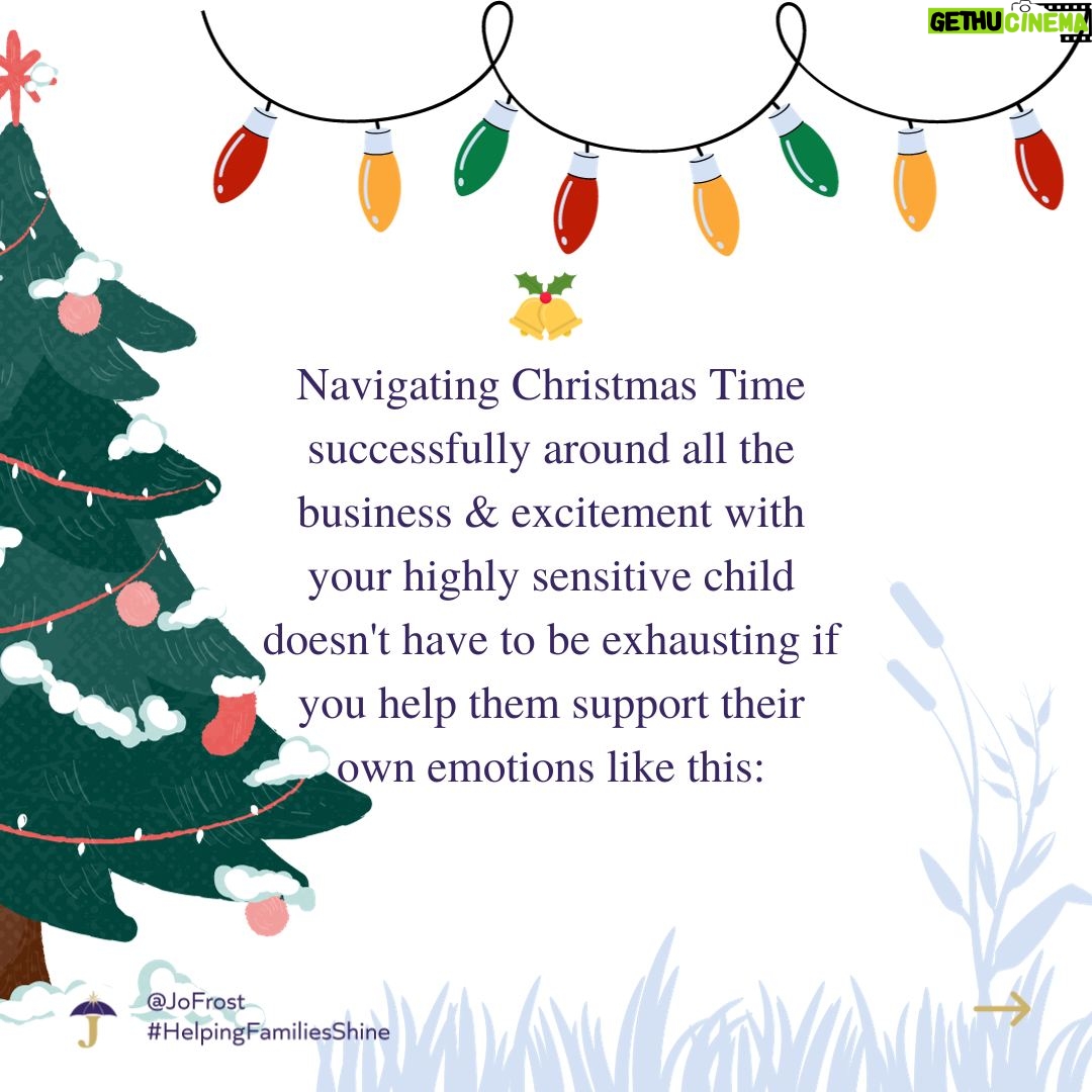 Jo Frost Instagram - Does this resonate? Jo x Feel free to add your own tips too! Happy Holidays 🎄 #HelpingFamiliesShine💫
