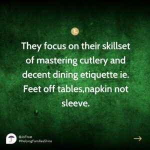 Jo Frost Instagram - Magic happens when we stop being too overly dependent. 🍽 

For more parental advice check out Jofrost.com 
#HelpingFamiliesShine💫