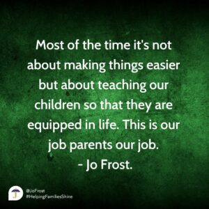 Jo Frost Instagram - Magic happens when we stop being too overly dependent. 🍽 

For more parental advice check out Jofrost.com 
#HelpingFamiliesShine💫