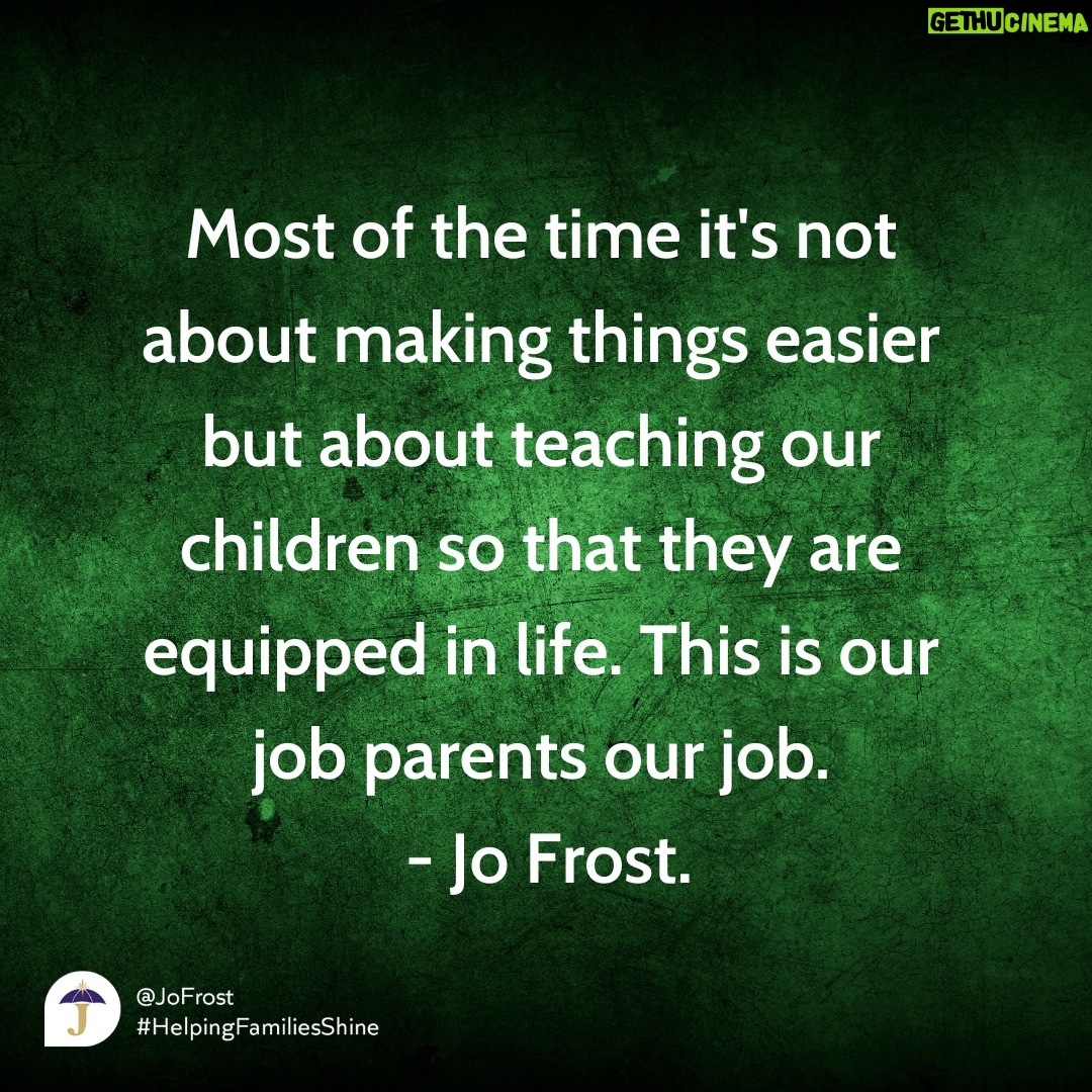 Jo Frost - 6.5K Likes - Magic happens when we stop being too overly dependent. 🍽
For more parental advice check out Jofrost.com
#HelpingFamiliesShine💫