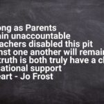 Jo Frost Instagram - It's an uncomfortable truth, Parents are defensive with teachers, but is it really against them or is it a projection of the frustration you feel with the lack of support given from the school system? Teachers are leaving in horrific numbers because they are dedicated professionals whom have been subjected to behaviour that should not be tolerated but taught otherwise by responsible parents,from manners & respect to using cutlery to bathroom habits and all sorts. This pit against one another does the child no good when really if parents did their job and Teachers held unions to fight for their school system to support the needs, not wants,but needs would we not be in a different place...would we feel different. Teachers are now the forgotten heros since covid. They were one minute being praised and now attacked. Parents perhaps if you were open to hearing,you'd feel less alone. Governments WAKE UP our children and teachers need the funding and training to facilitate! Look what's happening. Parents, Teachers and others reading, I ask you to come together civil to share your thoughts please Jo x #helpingfamiliesshine💫