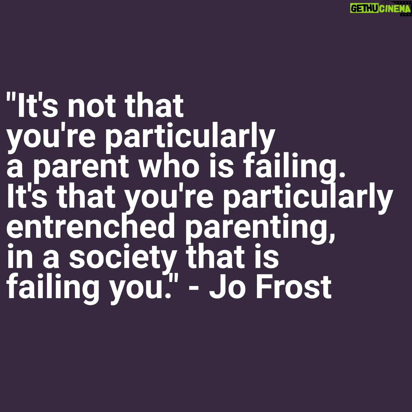 Jo Frost Instagram - I love to serve,guiding families professionally,coaching them through adversity everyday to be in a better place together. However most parents are aware that they are raising,mentoring their children through times with little to no empathy & support from those who have the power to change it. I've watched agitated as our governments have stripped away resources, staff, training programs, centres in communities that once provided the knowledge, the wisdom and experience. I'm old enough to of witnessed this all. It is easy to feel defeated yet I'm here to say,I've witnessed the enduring spirit of a parent who will not allow external circumstances to impact the family to the core it disrupts the intimacy they have with their family. Not that we should have to put up with the lack of but this message is more of a note to say don't let the bastards grind you down! You fight for your right to be seen,heard. You take your moment to resurface after repair and show your children that when it gets tough,we come together and push forward and grab the awe inspiring moments in life too and the daily fun moments. Most parents tell me Jo I'd die for my kids...I say how about we LIVE for our kids! We are coming into the new, for spring is rebirth,so drop the bad habits, the old thinking, the shit that no longer serves you or your family anymore,put the healthy boundaries in place,set up the new practices, put in the time to truly invest in your family,yourselves in ways that make a difference and go for it!! Shit guys you made it out of a God dam pandemic!! You got this,the one thing you have got is the control to change YOU and in turn it will change things around you and your family. Sending you much love Jo xx 🌻 #HelpingFamiliesShine💫