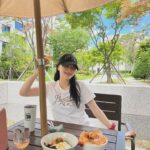 Jo Woo-ri Instagram - 즐겨야지☀️☘️🌅🎀〰️