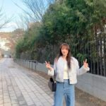 Jo Woo-ri Instagram – 드디어 맑은하늘 🩵