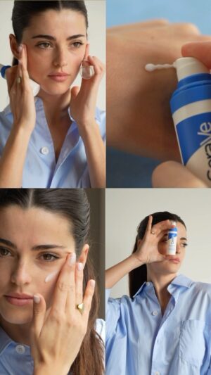 Joana Aguiar Instagram - A @ceraveportugal continua a fazer parte da minha rotina de skincare. A novidade da marca é o Sérum Hidratante com Ácido Hialurónico. Adequado a pele sensível (como a minha), suaviza e proporciona até 24 h de hidratação 💙
Já faz parte da minha lista de produtos favoritos! #CeravePT #ceralover