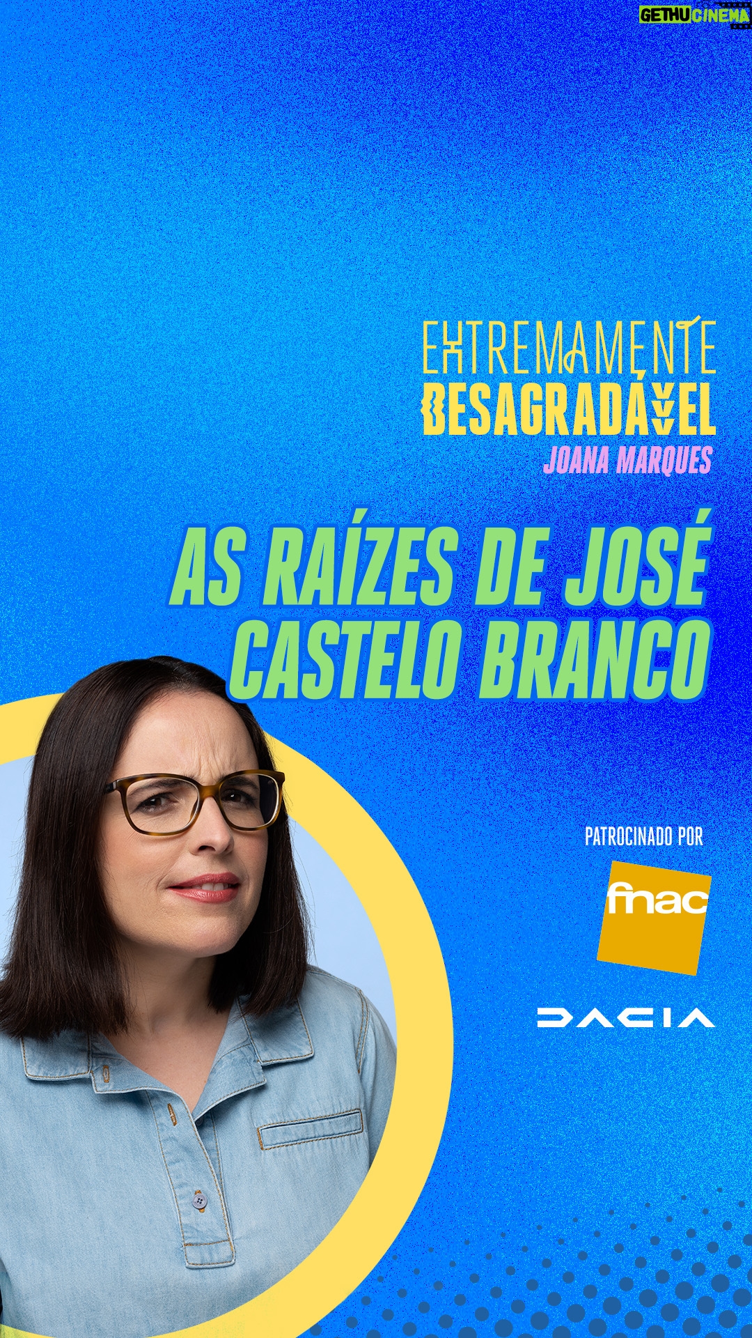 Joana Marques Instagram - Joana Marques fala-nos das raízes de José Castelo Branco. E não, não estamos a falar de Moçambique. Não perca o Extremamente Desagradável de segunda a sexta às 8h15 na Renascença ou a qualquer hora em podcast, no YouTube e em rr.pt @fnacportugal @dacia_portugal #fnacportugal #daciaportugal #AsTrêsdaManhã #ExtremamenteDesagradável #Renascença