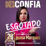 Joana Marques Instagram - Vocês ESGOTAM duas datas desta palhaçada e depois admiram-se que a vossa vida não melhore. OBRIGADA a todos. Bom Natal e que 2024 seja o ano em que nos tornamos na nossa pior versão. #desconfia