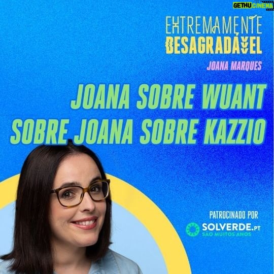 Joana Marques Instagram - Joana Marques faz um react ao react de Wuant ao react de Joana ao vídeo do Kazzio. Não perca o Extremamente Desagradável de segunda a sexta às 8h15 na Renascença ou a qualquer hora em podcast, no YouTube e em rr.pt @joanamarquespic @ineslopesgoncalves @paginadaanagalvao @solverde.pt #AsTrêsdaManhã #ExtremamenteDesagradável #Renascença