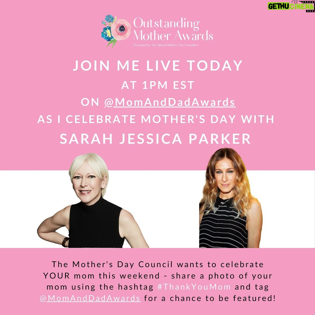 Joanna Coles - 257 Likes - T-minus 30 minutes! 🎉👏Tune in @momanddadawards @sarahjessicaparker #thankyoumom