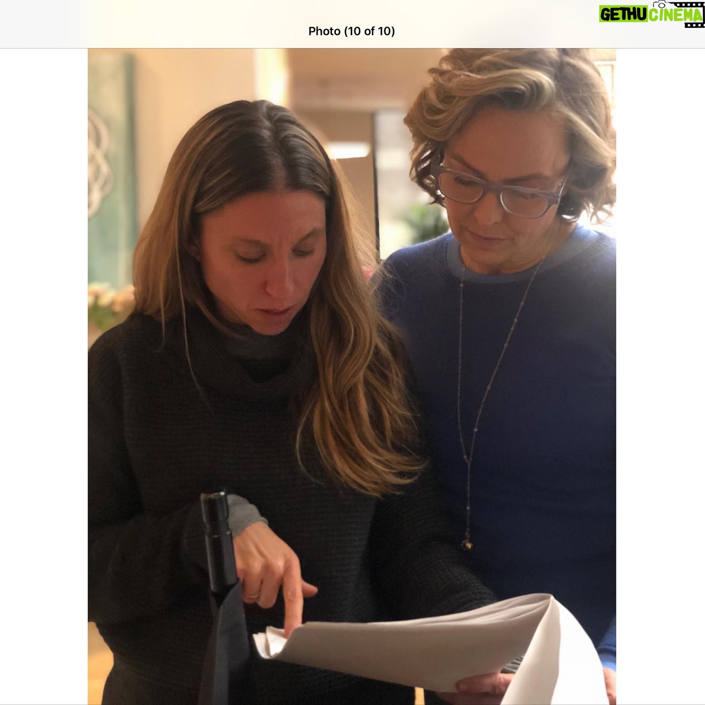 Joanna Coles - 1.1K Likes - In TV women make up just 26% of directors so @meloradhardin’s boss debut this week is a BFD. It’s a fantastic episode btw... people get trapped in a storm...👀🙀/2nd pic script discussion w/ showrunner Wendy Straker Hauser