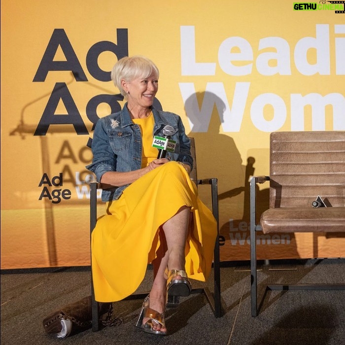 Joanna Coles - 540 Likes - Feeling mellow in yellow and thrilled to be the opening act for AdAges’s Leading Women event, boosting womens in the industry. Thank you for having me! And congrats to all star Fiona Carter CMO @goldmansachs