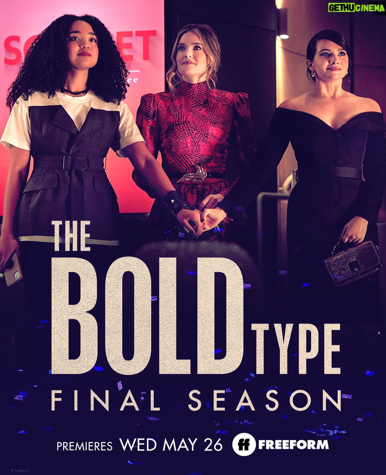 Joanna Coles - 1.2K Likes - The Final Season of #TheBoldType premieres Wednesday, May 26th on @Freeform, next day on @hulu