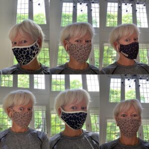 Joanna Coles Instagram - I am so NOT an animal print or florals person and yet....and yet... #yearofthemask #wearadamnmask 😷