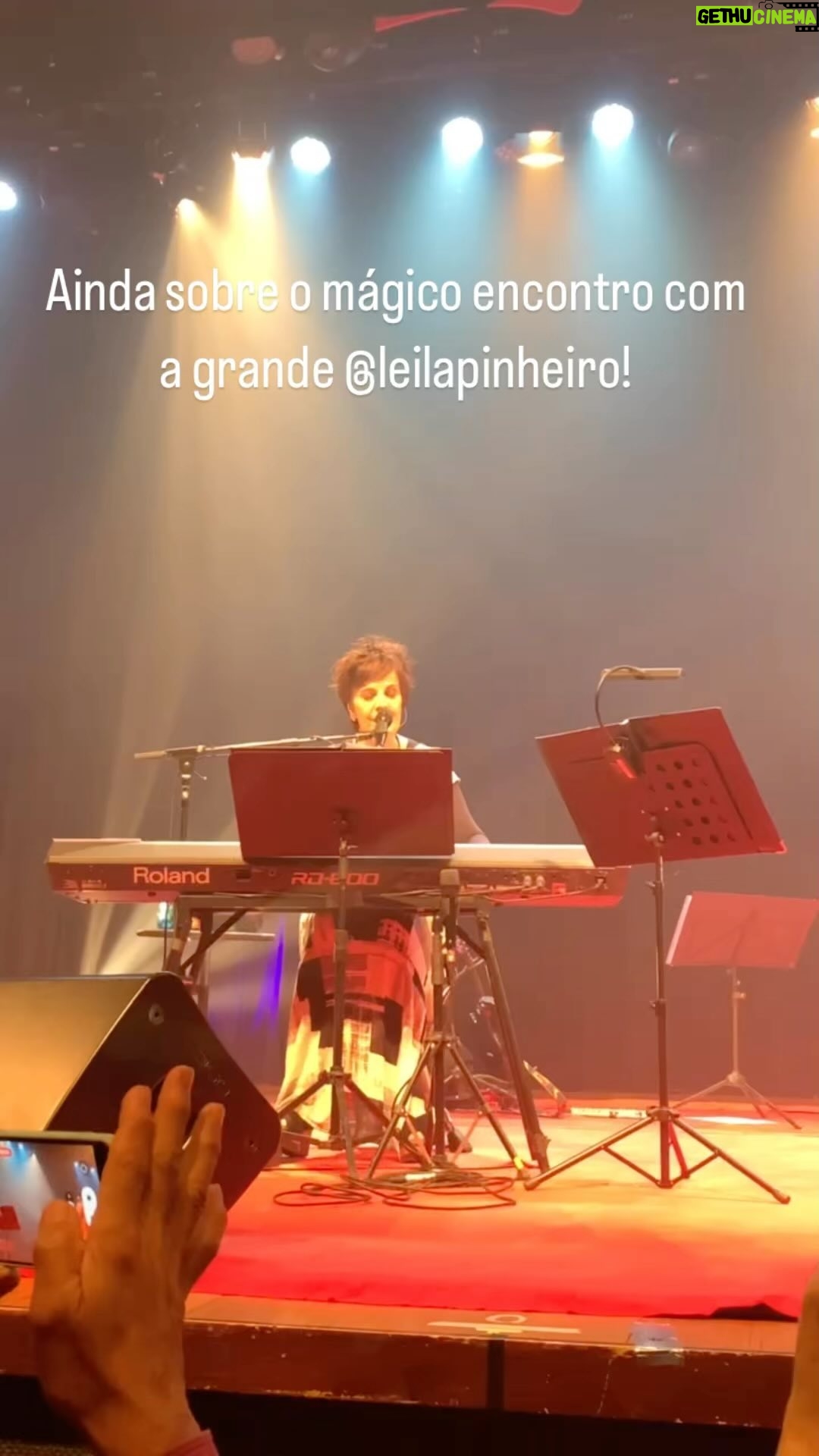 Joanna Instagram - #tbt com a queridíssima Leila ! Teatro Clara Nunes / Gávea / RJ