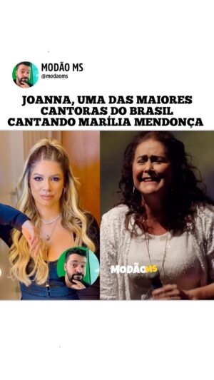 Joanna Instagram - Que coisa linda! 😻 
A @cantorajoanna canta “Eu sei de cor” da @mariliamendoncacantora em seu shows pelo Brasil, que bela homenagem! 🤠🚀⭐️
