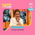Joanna Instagram - Estarei no Sem Censura, amanhã, às 16h. Fiquem ligadinhos 🌹 #tvbrasil #joanna #cantorajoanna #semcensura #televisao #brasil #riodejaneiro