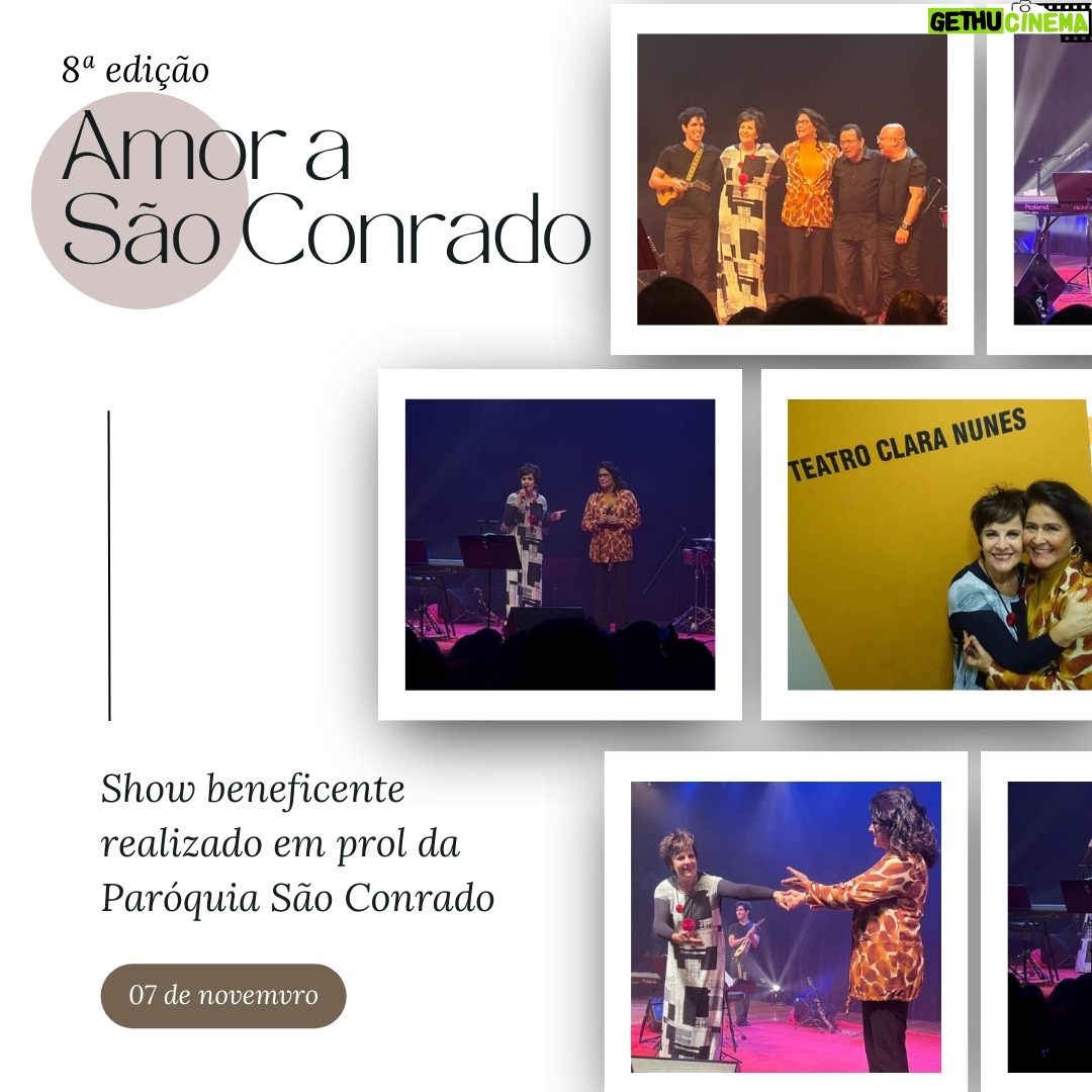 Joanna Instagram - Obrigada a todos que contribuiram para que este momento se concretizasse. 🌹 Foi maravilhoso o show em prol da Paróquia de São Conrado. #show #leilapinheiro #joanna #cantorajoanna #saoconrado #saoconradorj #teatro #canções