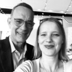 Joanna Kulig Instagram - With one of the all-time greats, and a producer of #MastersOfTheAir, the wonderful @tomhanks And now back to work!