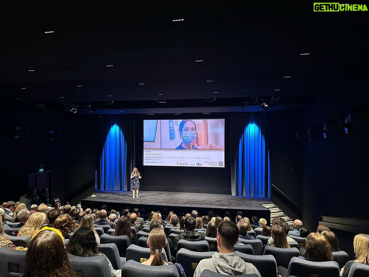 Joanne Froggatt Instagram - Last night was such a humbling experience. To watch the first episode of BREATHTAKING at our @bafta screening with around 100 NHS professionals as part of the audience, was one of the proudest moments of my career. Thank you to all those who came, thank you for your candid and heartfelt comments and questions, and for your support. Thank you to every single #NHS worker. ❤️ Following Dr Rachel Clarke’s introduction in dedication to her colleagues, author and poet Michael Rosen, his life having been saved by the NHS during the pandemic, opened the event with his poem, written for the 60th anniversary of the NHS. ‘These are the hands That touch us first Feel your head Find the pulse And make your bed. These are the hands That tap your back Test the skin Hold your arm Wheel the bin Change the bulb Fix the drip Pour the jug Replace your hip. These are the hands That fill the bath Mop the floor Flick the switch Soothe the sore Burn the swabs Give us a jab Throw out sharps Design the lab. And these are the hands That stop the leaks Empty the pan Wipe the pipes Carry the can Clamp the veins Make the cast Log the dose And touch us last’. #jedmecurio @doctoroxford @prasannabanana #craigviveiros @itv @itvxofficial @nhsprofessionals @htmtelevision