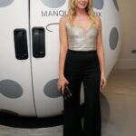 Joanne Froggatt Instagram – Last night for the launch of @manoloblahnik The Craft @xydrobe A gorgeous experience. 🩶