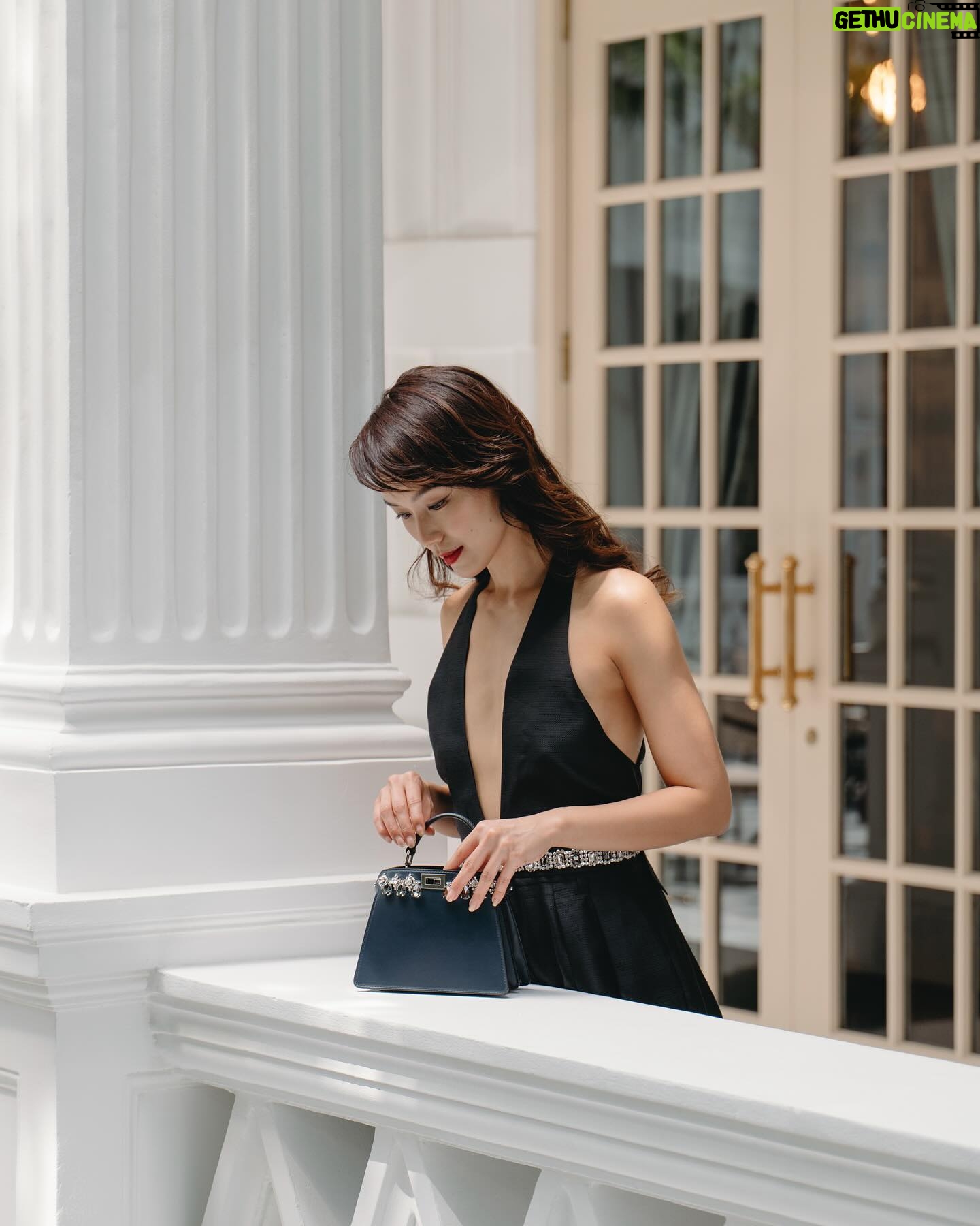 Joanne Peh Instagram - Turning sidewalks into runways with my #FendiPeekaboo @fendi