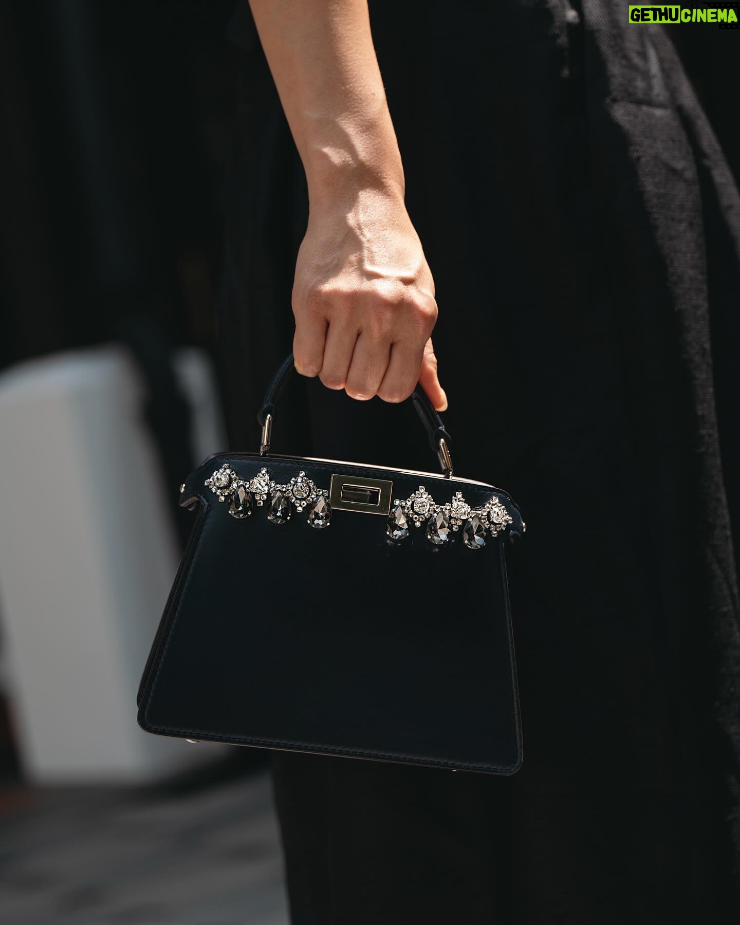 Joanne Peh Instagram - Turning sidewalks into runways with my #FendiPeekaboo @fendi
