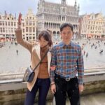 Joanne Peh Instagram - Private access only at Hôtel de Ville, what is better known as Brussels Town Hall, where the Mayor actually works. I did this video just to prove he’s not a wax figure. Wait till the end to see a spooky narrow climb we had to sign an indemnity for. 😱 @hub.brussels @visitbrussels @brussels_expertise_labels